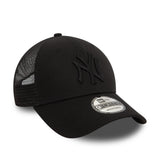 Casquette trucker des Yankees de New York, New Era, 9FORTY, noir intégral