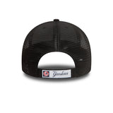 Casquette trucker des Yankees de New York, New Era, 9FORTY, noir intégral