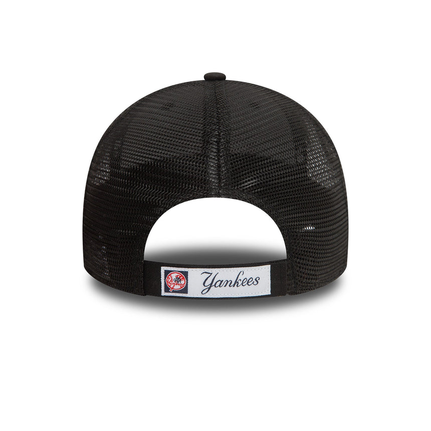 Casquette trucker des Yankees de New York, New Era, 9FORTY, noir intégral