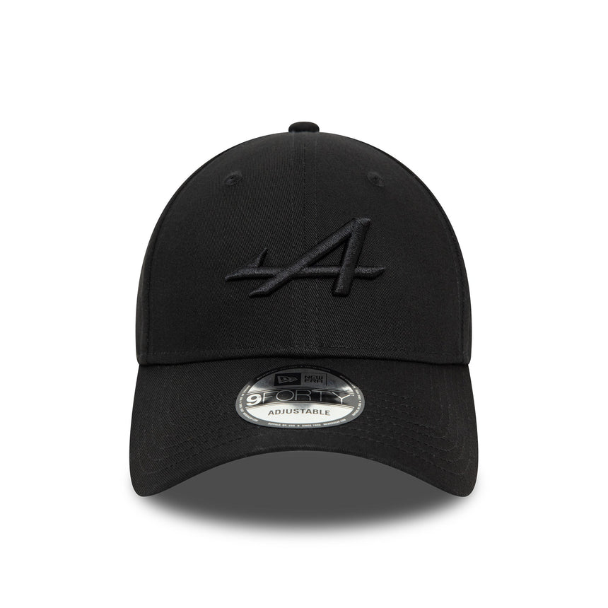 Casquette Alpine, embossée. New Era, 9FORTY, noir