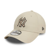 Casquette New York Yankees, New Era, 9FORTY, beige