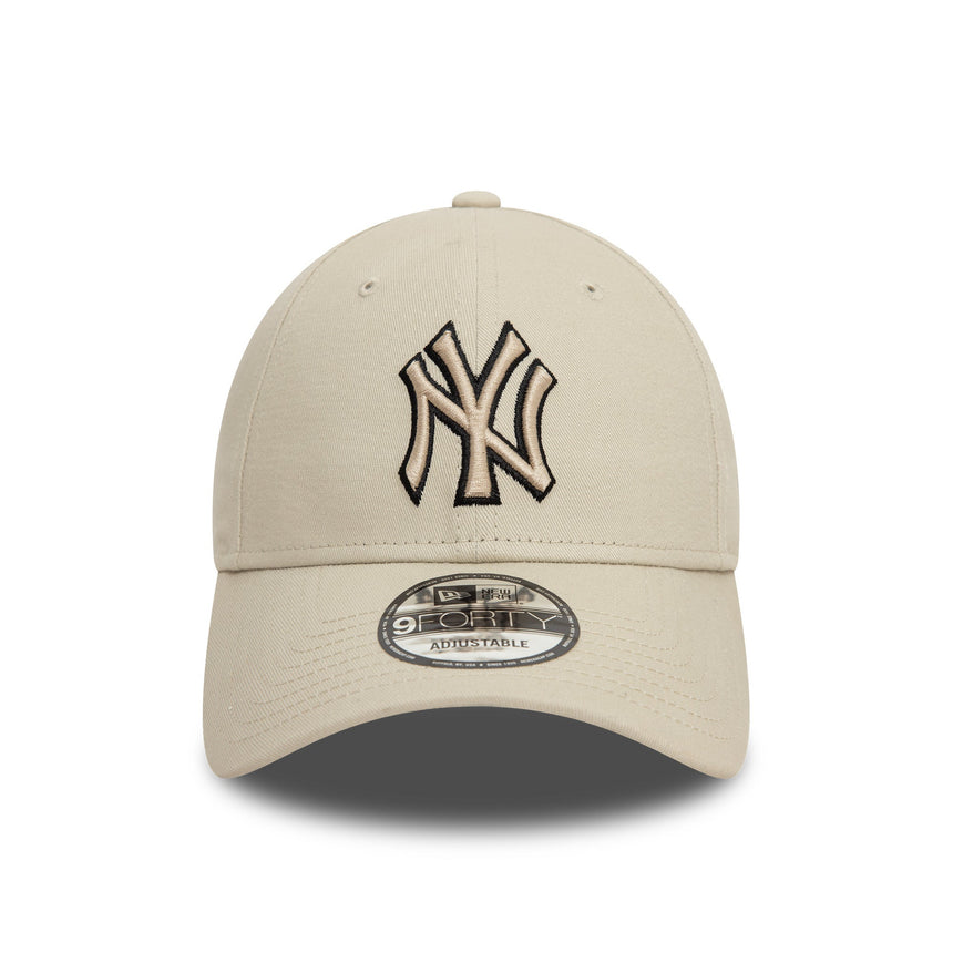 Casquette New York Yankees, New Era, 9FORTY, beige