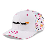 Casquette de baseball McLaren, Japon, Oscar Piastri, New Era, 9SEVENTY SS, Blanche 🔥