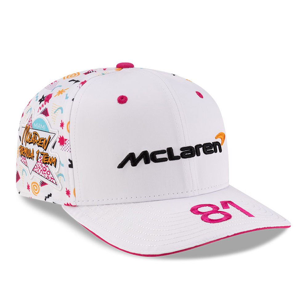 Casquette de baseball McLaren, Japon, Oscar Piastri, New Era, 9SEVENTY SS, Blanche 🔥