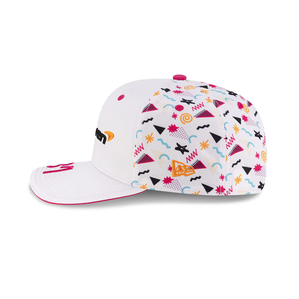 Casquette de baseball McLaren, Japon, Oscar Piastri, New Era, 9SEVENTY SS, Blanche 🔥