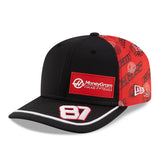Casquette de baseball Haas F1, Japon, Oliver Bearman, New Era, 9SEVENTY SS, noire 🔥