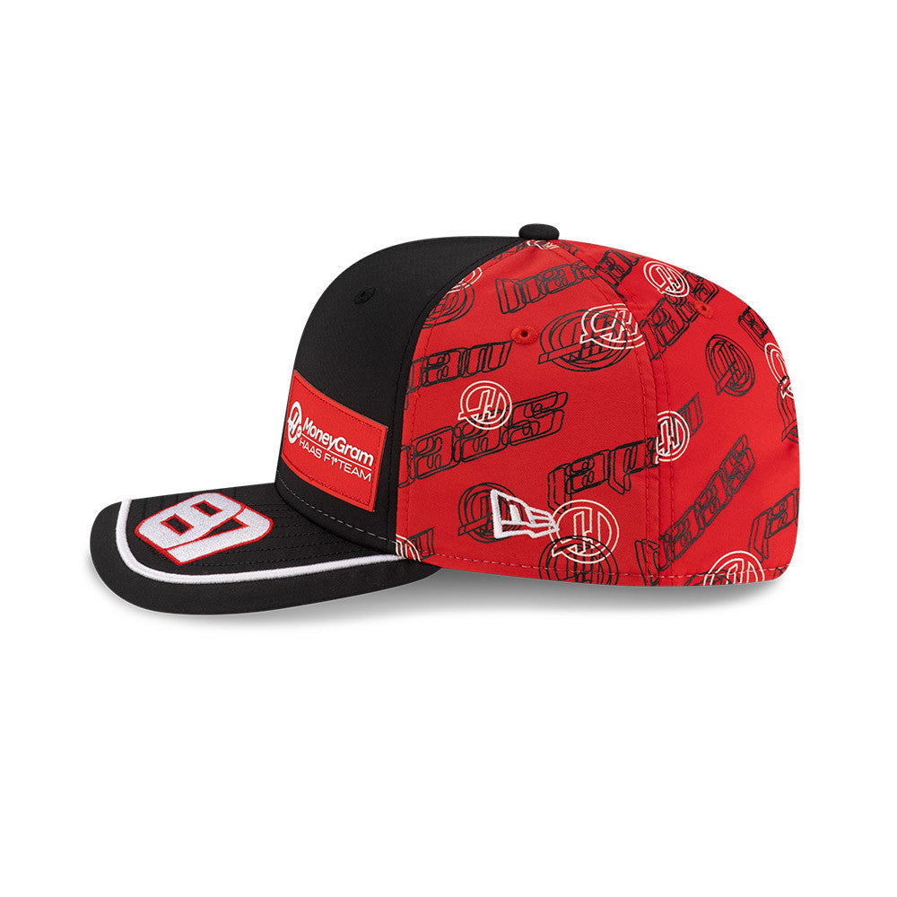 Casquette de baseball Haas F1, Japon, Oliver Bearman, New Era, 9SEVENTY SS, noire 🔥