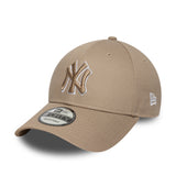 Casquette des New York Yankees, New Era, 9FORTY, brun