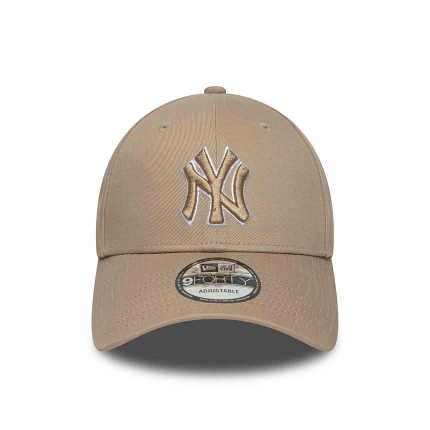 Casquette des New York Yankees, New Era, 9FORTY, brun