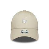<title>Casquette des Yankees de New York, logo mini, New Era, 9FORTY, beige</title>