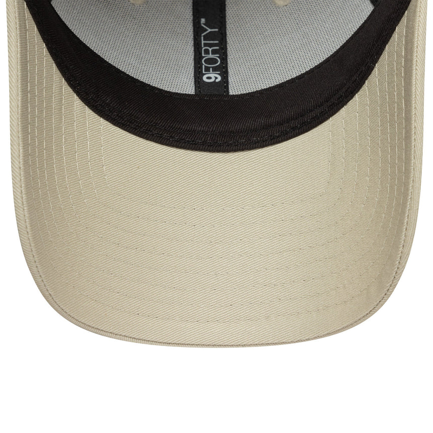 <title>Casquette des Yankees de New York, logo mini, New Era, 9FORTY, beige</title>