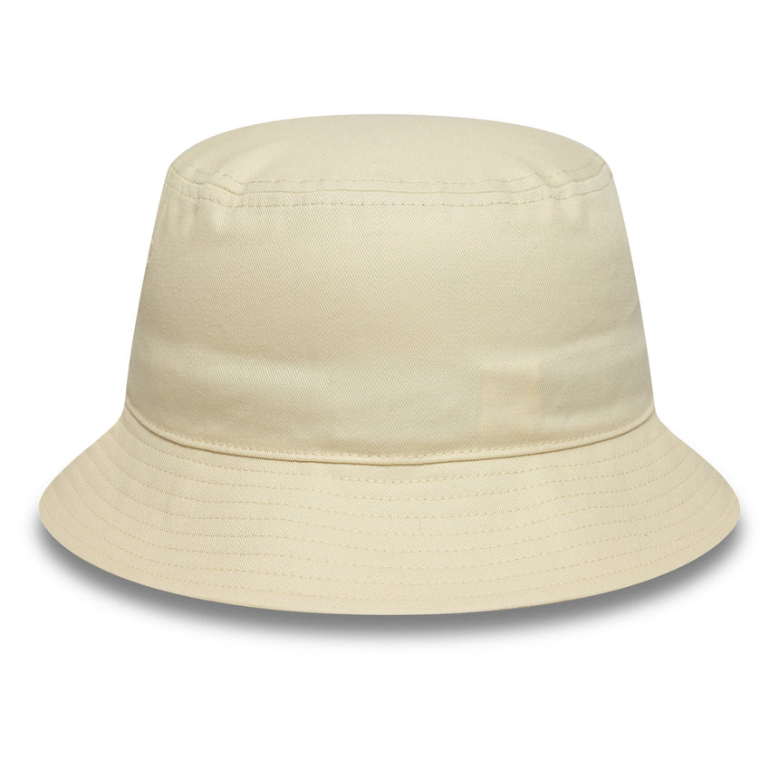 Chapeau seau Alpine, saisonnier, à coupe fuselée, New Era, 9FORTY, crème