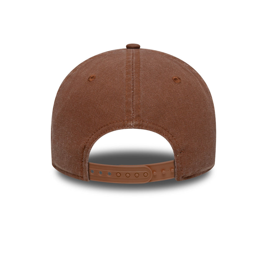 Casquette Alpine, lavée, New Era, 9FORTY, marron