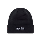 Bonnet Aprilia, maille à côtes, New Era, noir