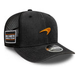 Casquette Mclaren, trucker, lavée, New Era, 9FORTY, noire