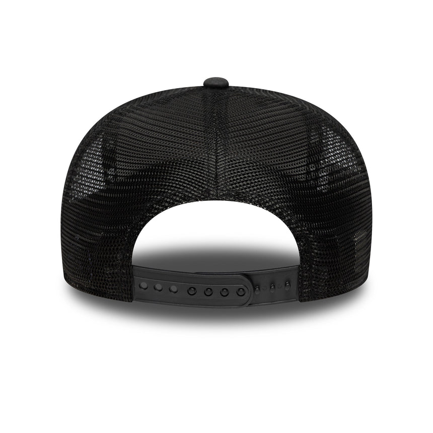 Casquette Mclaren, trucker, lavée, New Era, 9FORTY, noire