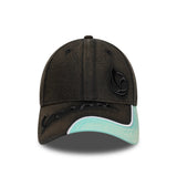 Casquette Vespa, effet vieilli, New Era, 9FORTY, noire