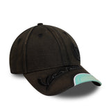 Casquette Vespa, effet vieilli, New Era, 9FORTY, noire