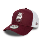 Casquette Visa RB, trucker, saisonnière, New Era, 9FORTY, bordeaux