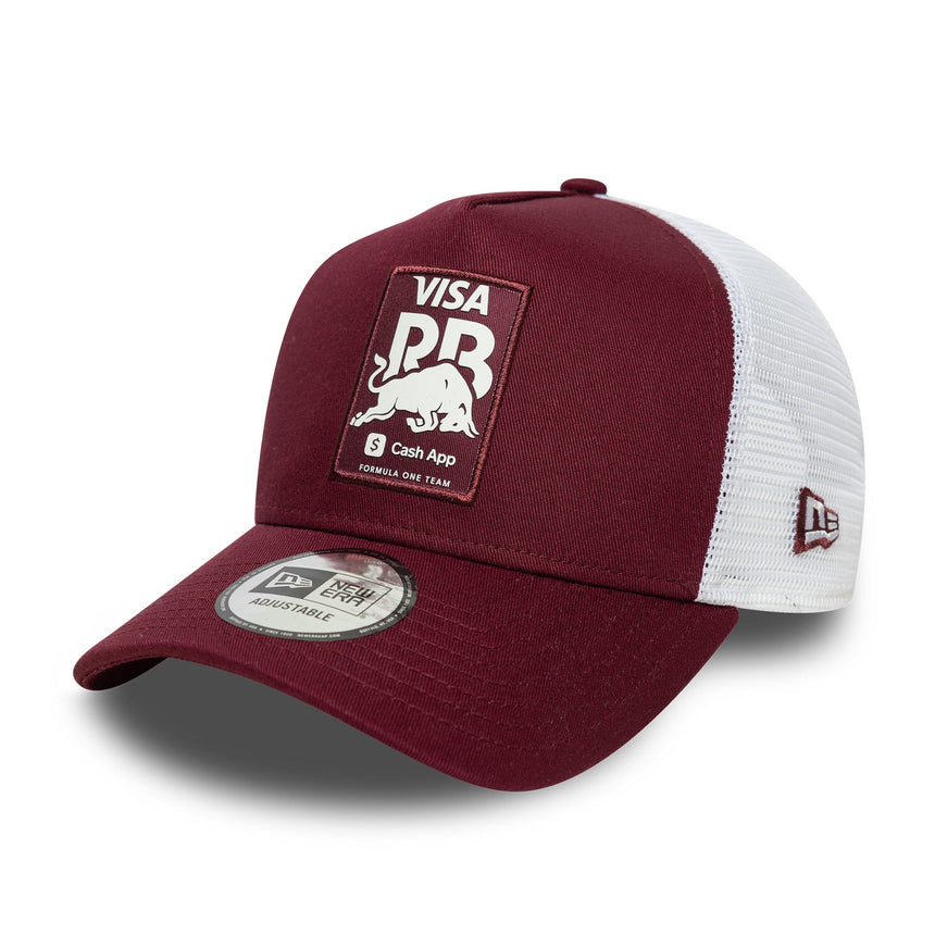 Casquette Visa RB, trucker, saisonnière, New Era, 9FORTY, bordeaux