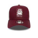 Casquette Visa RB, trucker, saisonnière, New Era, 9FORTY, bordeaux
