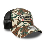 Casquette Ducati, trucker, camouflage Scrambler, New Era, 9FORTY, beige