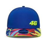 Casquette Valentio Rossi n°46, trucker, VR46, New Era, 9SEVENTY, bleu