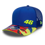 Casquette Valentio Rossi n°46, trucker, VR46, New Era, 9SEVENTY, bleu