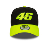 Casquette Valentio Rossi n°46, trucker, VR46, New Era, 9FORTY, noire