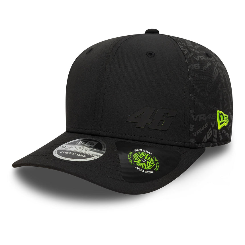 Casquette Valentio Rossi n°46, VR46, impeccable, New Era, 9SEVENTY, noire