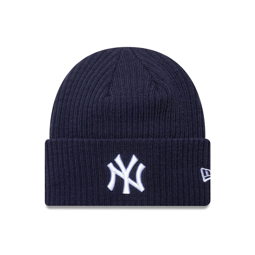 Bonnet New York Yenkees, large bord-côte, New Era, bleu