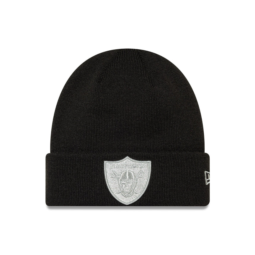 Bonnet des Raiders de Las Vegas, uni, New Era, noir