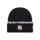 Bonnet des New York Yankees, surpiqûres épaisses, New Era, noir