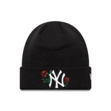 Bonnet New York Yankees, rose à sequins, femmes New Era, noir
