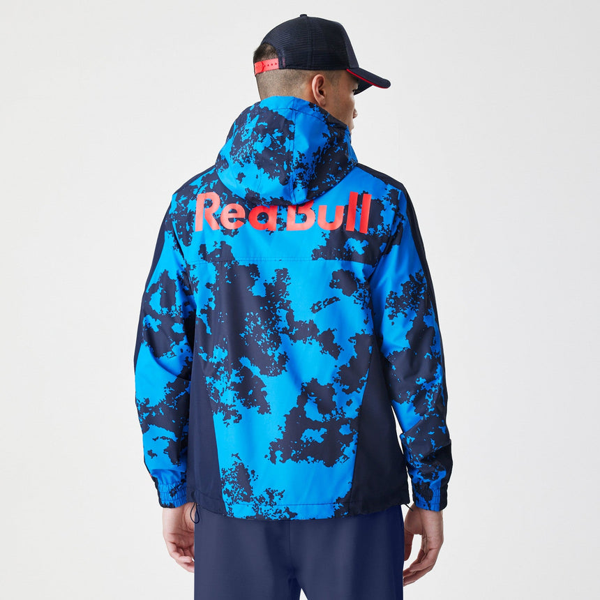 Veste Red Bull Racing, Windrunner, New Era, camouflage bleu
