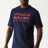 T-shirt Red Bull Racing, oversize, New Era, bleu foncé