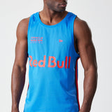 T-shirt sans manches Red Bull Racing, New Era, maille mesh, bleu