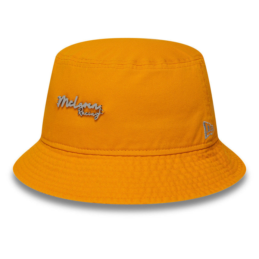 McLaren x Reiss casquette bucket, à coupe fuselée, New Era, orange