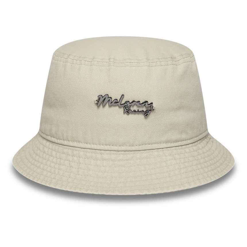 casquette bucket McLaren x Reiss, ajustée, New Era, blanc