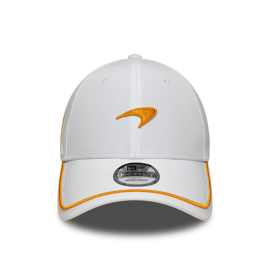 casquette McLaren, saisonnière, New Era 9FORTY, blanche