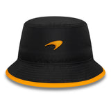 Chapeau de seau McLaren x Reiss, saisonnier, effilé, New Era, 9FORTY, noir