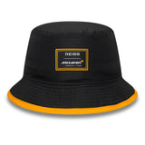 Chapeau de seau McLaren x Reiss, saisonnier, effilé, New Era, 9FORTY, noir