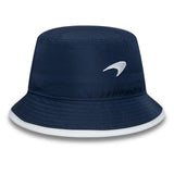 Chapeau bucket McLaren x Reiss, saisonnier, à coupe fuselée, New Era, 9FORTY, bleu