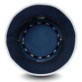 Chapeau bucket McLaren x Reiss, saisonnier, à coupe fuselée, New Era, 9FORTY, bleu