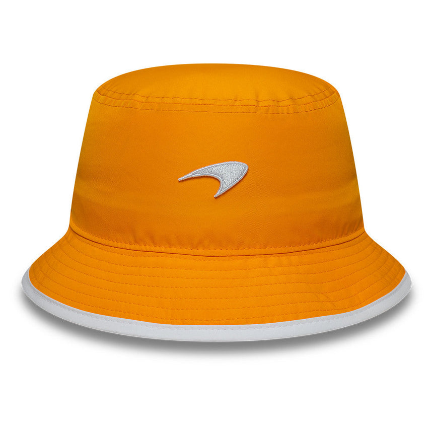 Casquette bucket McLaren x Reiss, de saison, ajustée, New Era, 9FORTY, orange