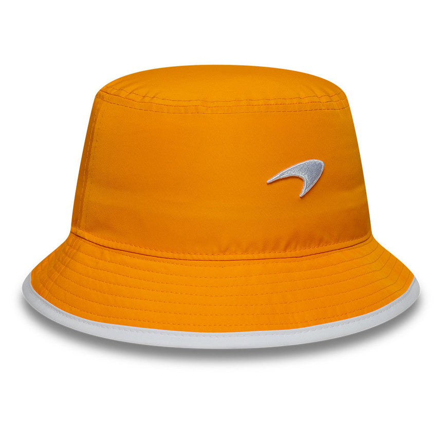 Casquette bucket McLaren x Reiss, de saison, ajustée, New Era, 9FORTY, orange
