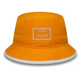 Casquette bucket McLaren x Reiss, de saison, ajustée, New Era, 9FORTY, orange