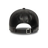 Casquette New York Yankees, cuir, New Era, 9FORTY, mc, noir