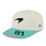 Casquette McLaren, équipe, Brésil SE, Oscar Piastri, New Era, 9SEVENTY, multicolore