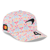 Casquette McLaren, équipe, Lando Norris, édition spéciale Mexique, New Era, 9SEVENTY, blanche